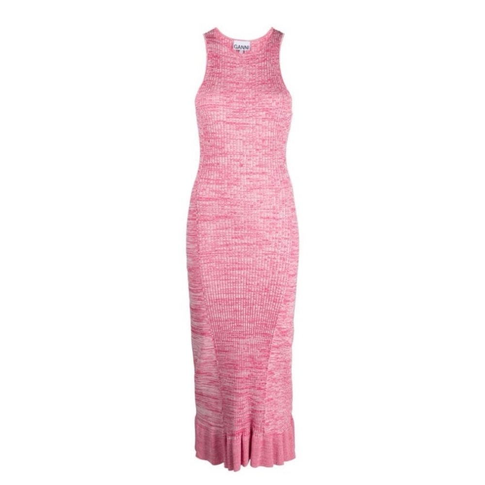 Ganni Knitted Midi Dress